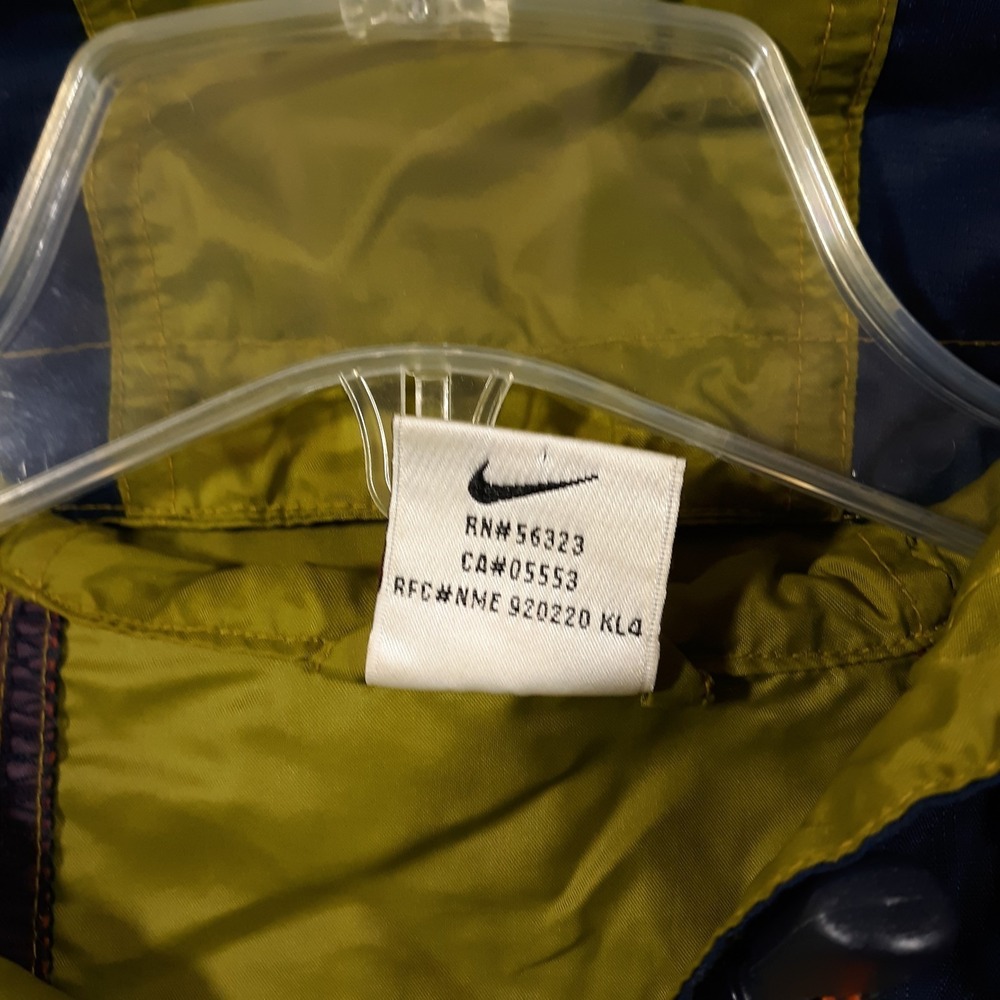 Vintage Nike Windbreaker Anorak Pullover Size Large Colorblock 90's - Picture 5 of 14